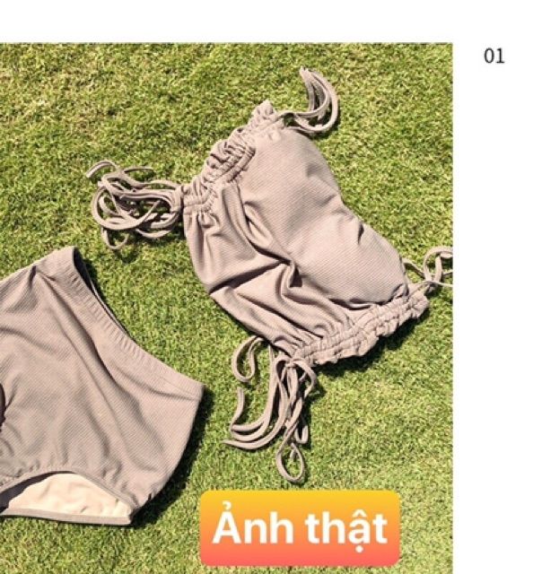 Bikini Áo Tắm 2 Dây Cạp Cao Quảng Châu LMD10 Chất Siêu Co Giãn Sexy Xịn Đẹp Che Khuyết Điểm Hottrend 2021 | BigBuy360 - bigbuy360.vn