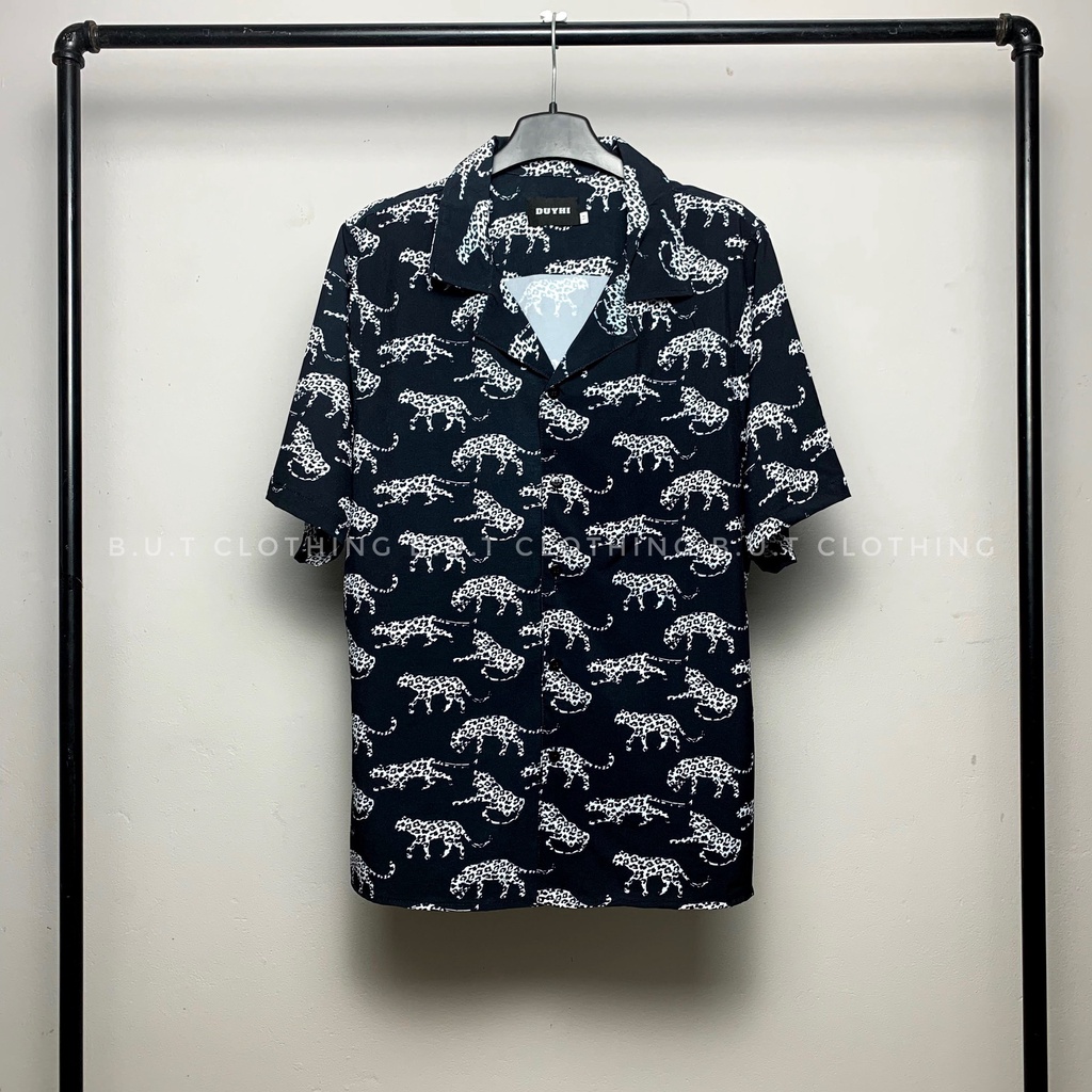 COMBO Áo sơ mi họa tiết quần short trơn mềm dành cho nam nữ | BUTCLOTHING