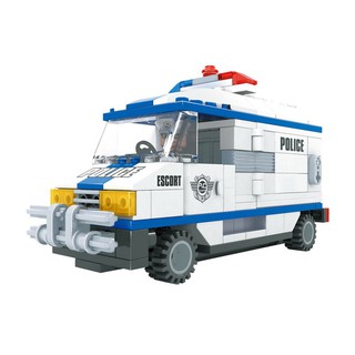 Đồ Chơi Lắp Ráp Ausini 23405 Sở Cảnh Sát - Xe Hơi Cảnh Sát