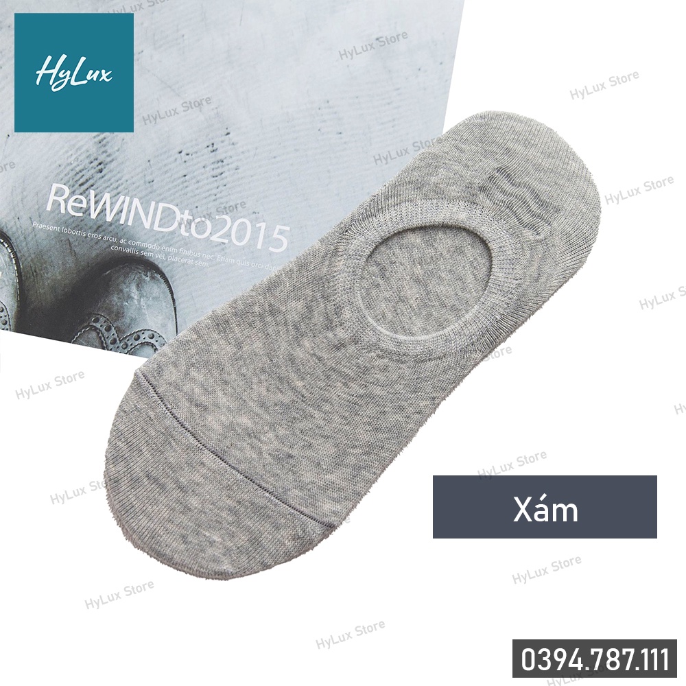 [5 màu] Tất (vớ) lười nam kháng khuẩn chất liệu cotton cao cấp