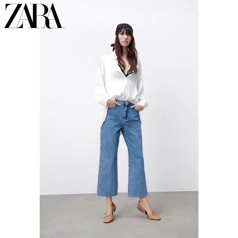 Áo Sơ Mi Hoa ZARA 2022 Có Nắp Đậy