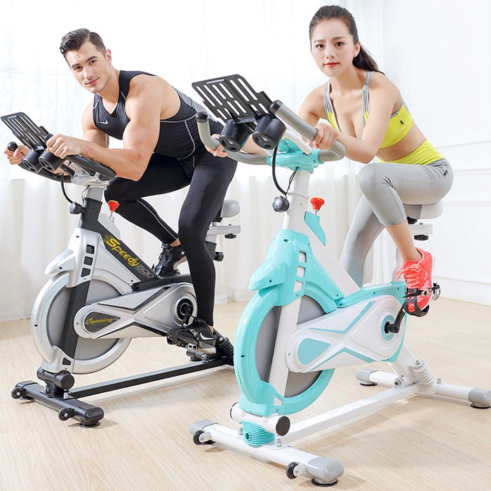 Xe đạp tập thể dục Mofit SP-500 có lò xo tạo độ nghiêng khi đạp | Xe đạp tập cardio hiệu quả