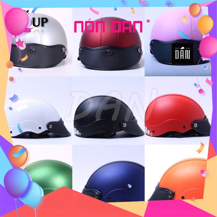mũ bảo hiểm| nón bảo hiểm nhiều màu trơn (flash sale)