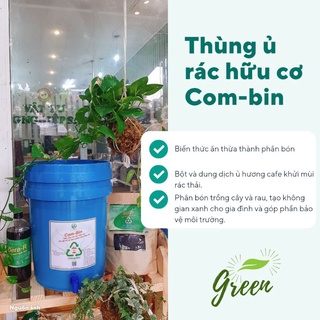 Combo thùng ủ rác thành phân bón (2 thùng 20 lít + bột boca + chai Dera ). Liên hệ shop để xem video hướng dẫn đầy đủ.