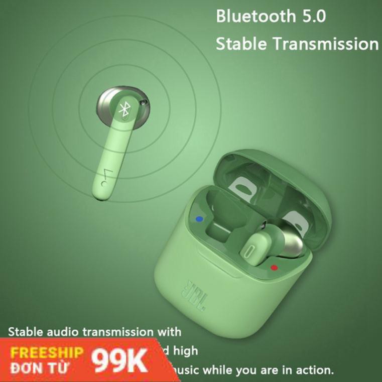 Tai nghe bluetooth JBL Tune 220 bản Quốc Tế tai nghe không dây JBL bass treble đỉnh cao chống ồn dùng cho IOS Android