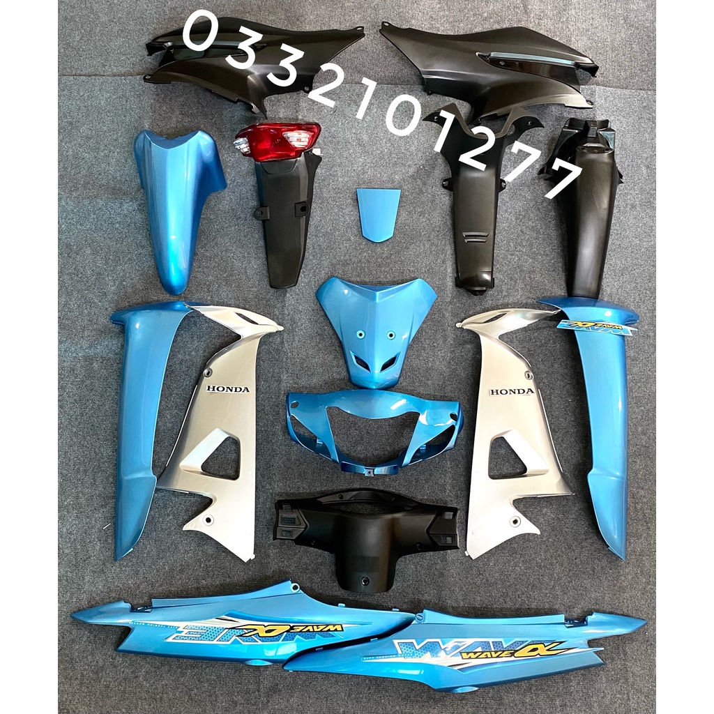 Dàn Áo - Bộ Vỏ Nhựa Wave Alpha 100 - Wave 50cc - Wave Rs