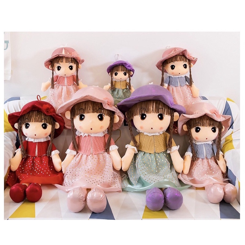 Búp Bê - Gấu Bông Áo Khoác Siêu  Xinh Cho Bé Gái Kích Thước 45cm Và 60cm
