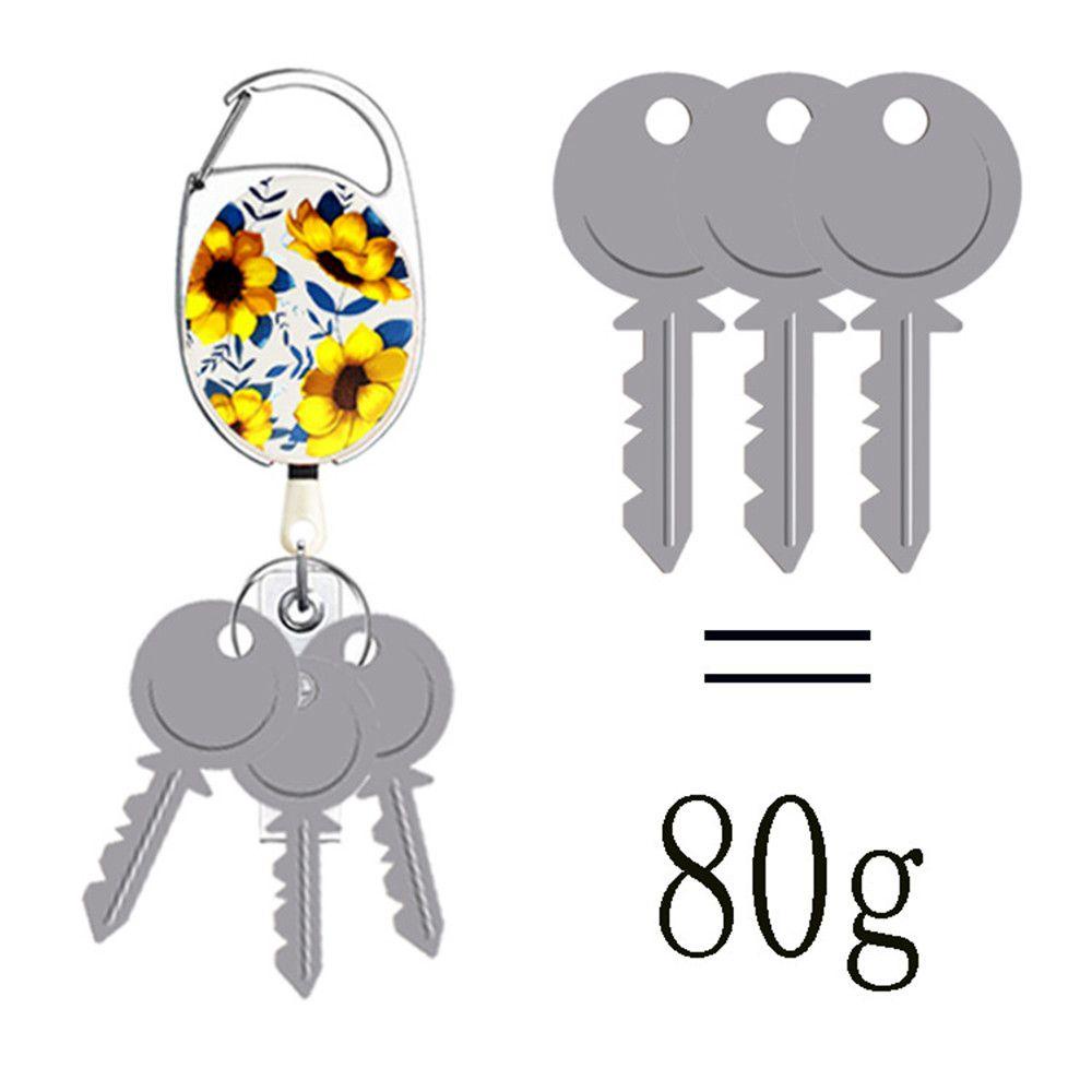 Giá Đỡ Thẻ ID / Thẻ ID Hình Hoa / Cẩm Thạch Có Thể Thu Gọn