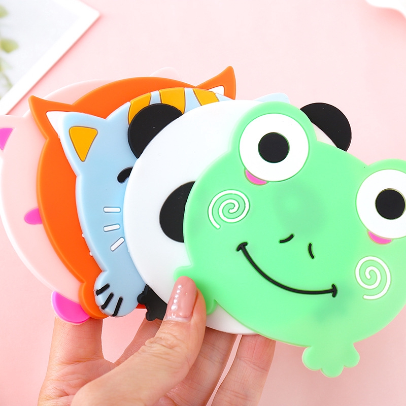 Miếng lót ly chống bỏng họa tiết hoạt hình bằng silicone