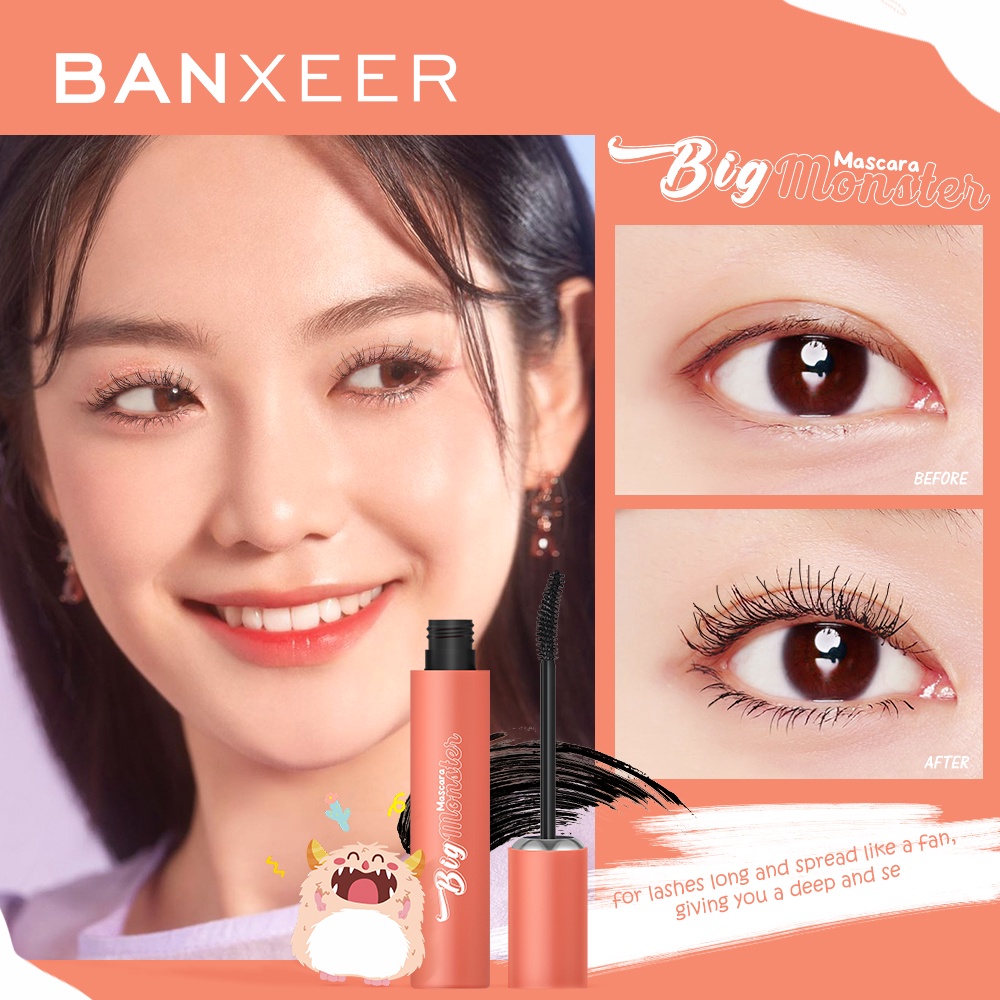 BANXEER 3 Eye Makeup Set Includes Mascara + Eyeliner + Eyebrow Pencil | WebRaoVat - webraovat.net.vn