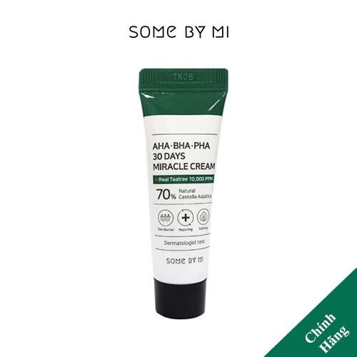 [Mini] Kem Dưỡng Giảm MỤn Some By Mi AHA-BHA-PHA 30 Days Miracle Cream 20g