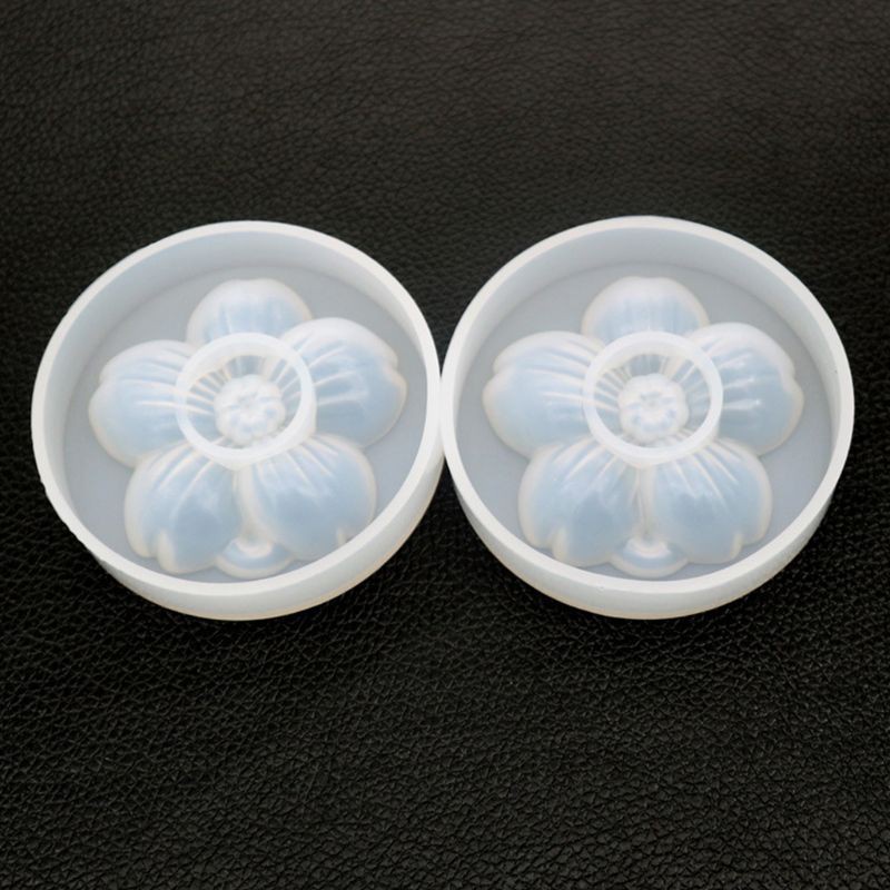 Khuôn silicon tạo hình hoa anh đào để làm mặt dây chuyền trang sức thời trang