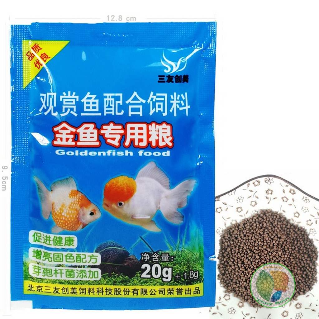 Cám cá vàng, cám goldfish dạng gói