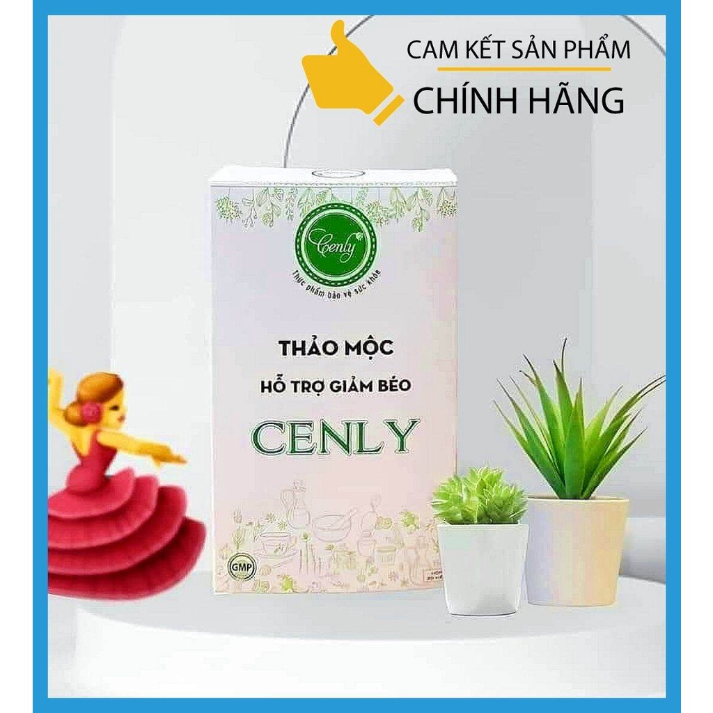 Giảm cân CenIy hỗ trợ giảm béo an toàn tặng kèm detox [Hộp 30viên]