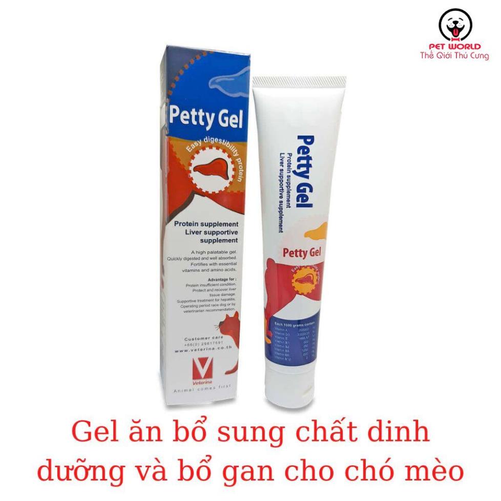 Gel ăn bổ sung chất dinh dưỡng cho chó mèo - Petty Gel 85g