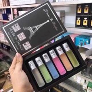 Set 6 chai nước hoa lăn chiết Pháp