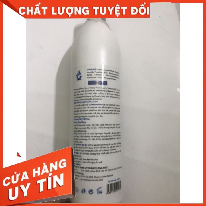 CHÍNH HÃNG- kem dập nước dập định hình tóc uấn tóc duỗi đa năng Collagen Beauty Plus 1000ml-dành cho salonó mùi thơm dễ