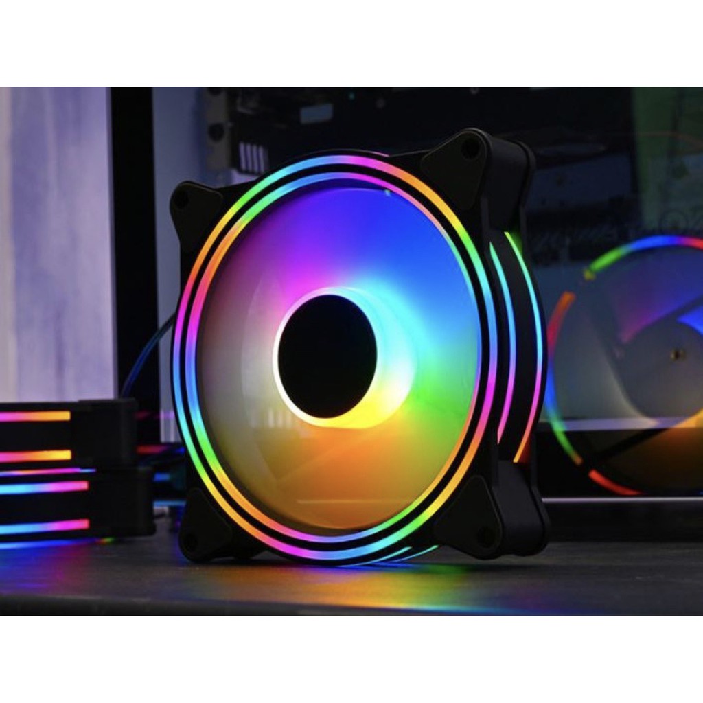 Fan Case Coolmoon M1.1 Led đẹp - Không Cần Hub