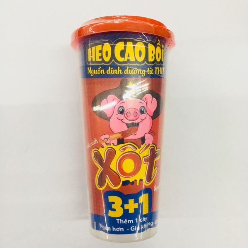 Xúc xích lắc heo cao bồi nhiều vị