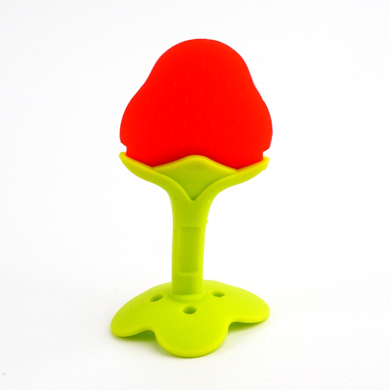 Đồ Chơi Nhai Gặm Hình Trái Cây Bằng Silicone Cấp Thực Phẩm Cho Bé