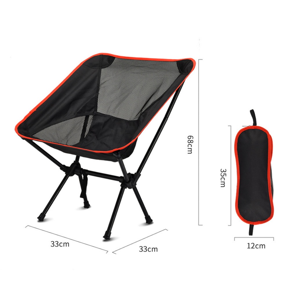 OneTwoFit ghế cắm trại，Siêu nhẹ Ghế thư giãn Câu cá Di động Gấp Ngoài trời Hợp kim nhôm Ghế xếp gọn，thể chịu 120kg