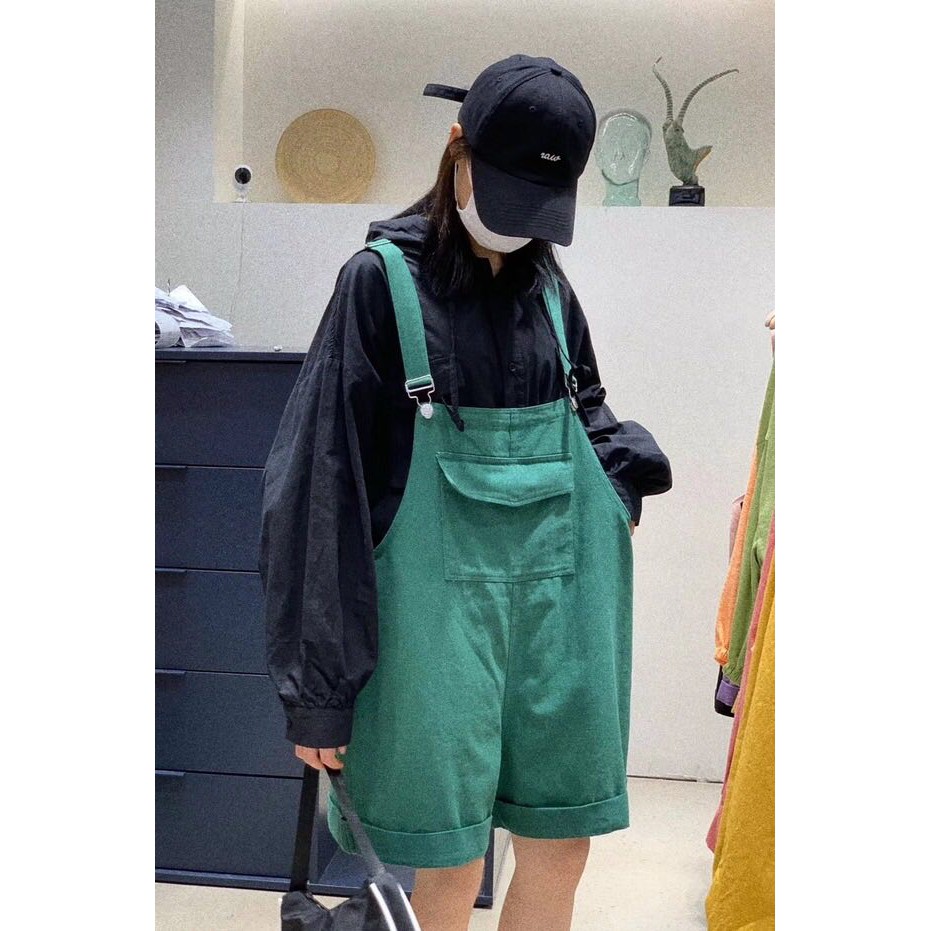 Quần sooc yếm kaki full 7 màu sẵn kho QQ32 | BigBuy360 - bigbuy360.vn