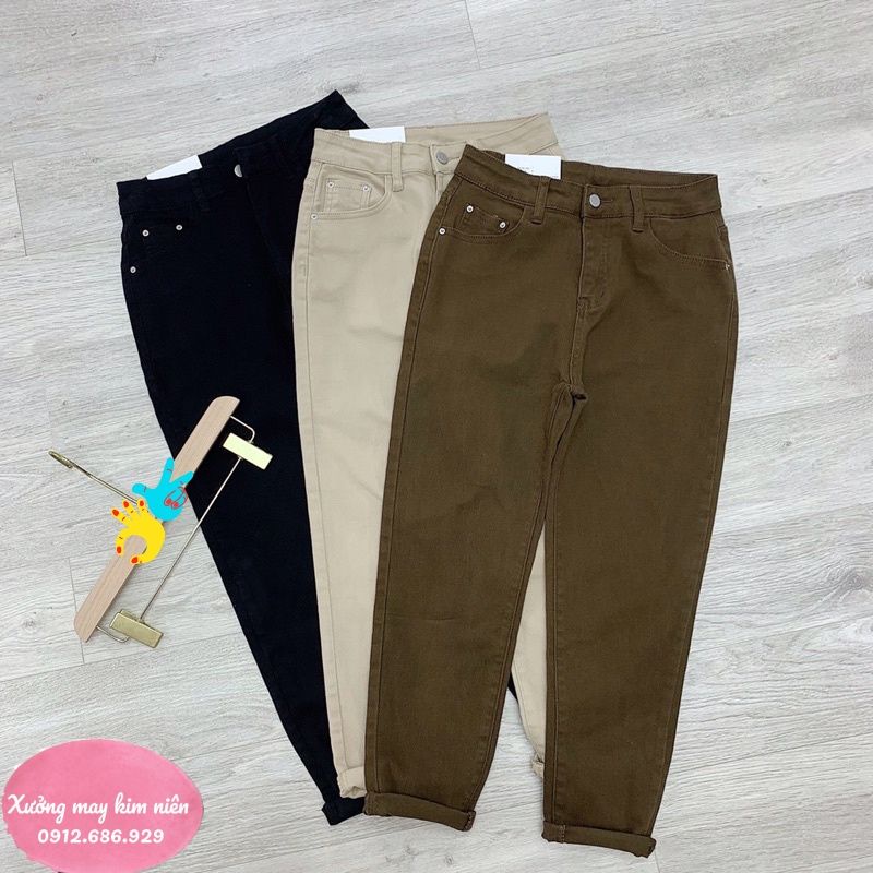 Quần Baggy Kaki Dáng rộng Chất Kaki Dày Dặn khóa đồng mẫu mới xuongmaykimnien-998