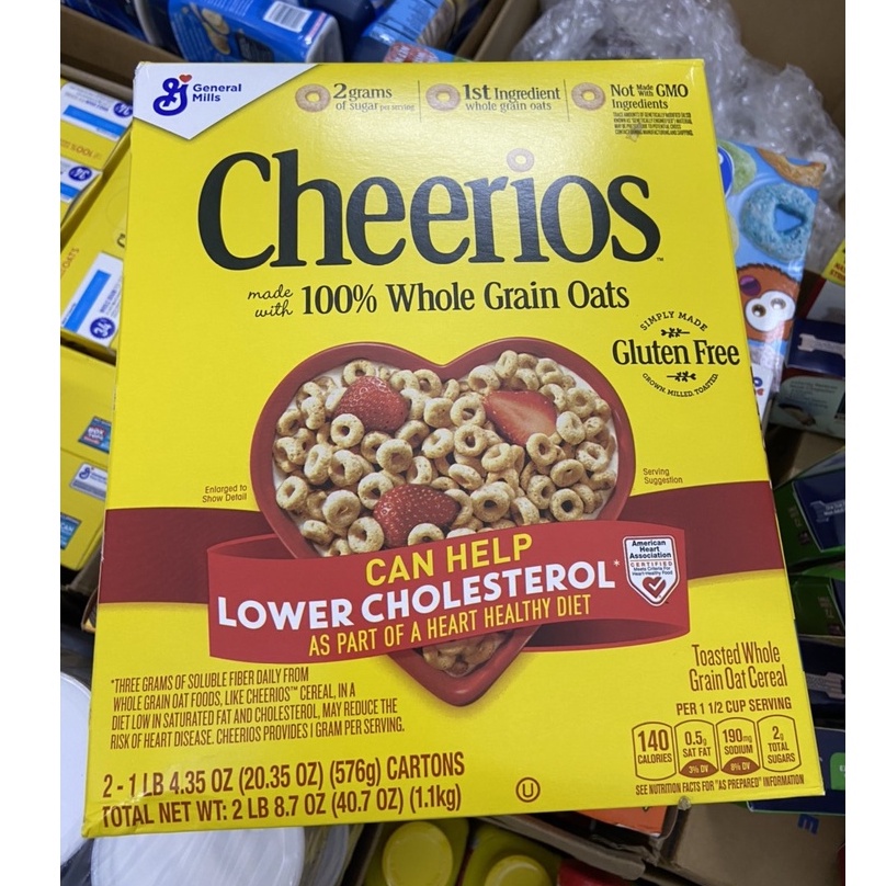 Bánh ngũ cốc ăn sáng Cheerios 576g