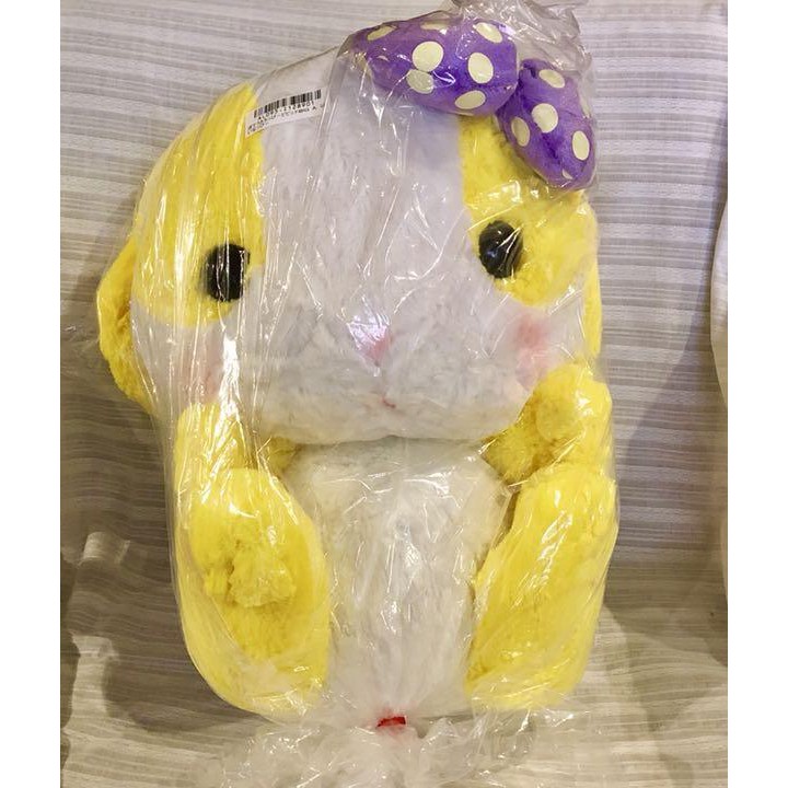 Gấu bông Thỏ vàng Pote usa đeo nơ 42cm - Chính hãng Nhật Bản