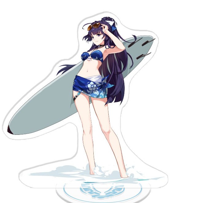 Mô hình Acrylic Standee Vết Thánh Mei Schrödinger Planck Honkai Impact 3 trang trí trưng bày anime chibi