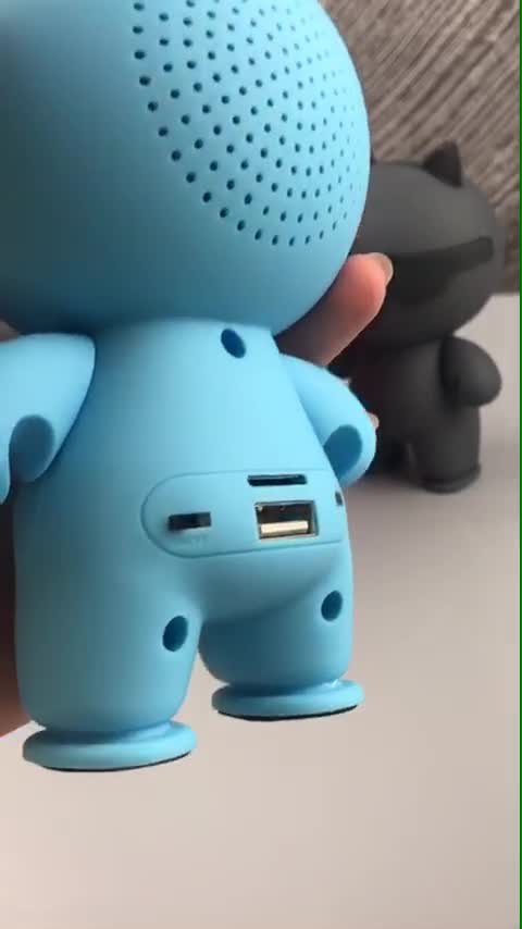 Loa bluetooth mini nghe nhạc hình robot bighero Natuso KC-N1 kết nối không dây cắm usb thẻ nhớ | BigBuy360 - bigbuy360.vn