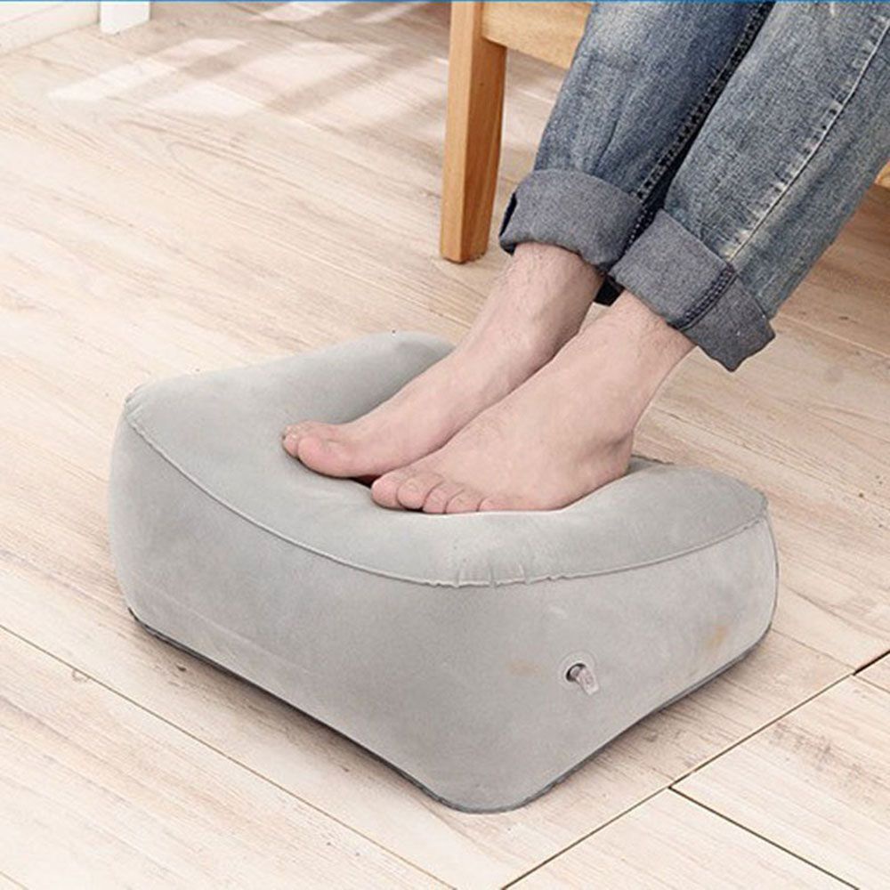 Gối kê chân bơm hơi PVC mềm mại nhiều màu tùy chọn