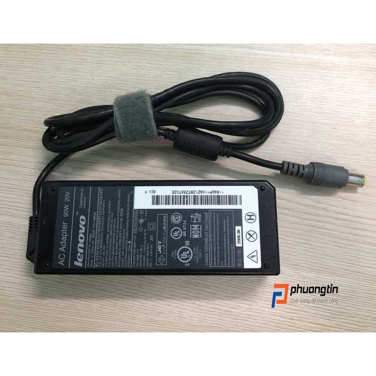 Adapter sạc zin Lenovo 90w 20v-4.5a đầu tròn