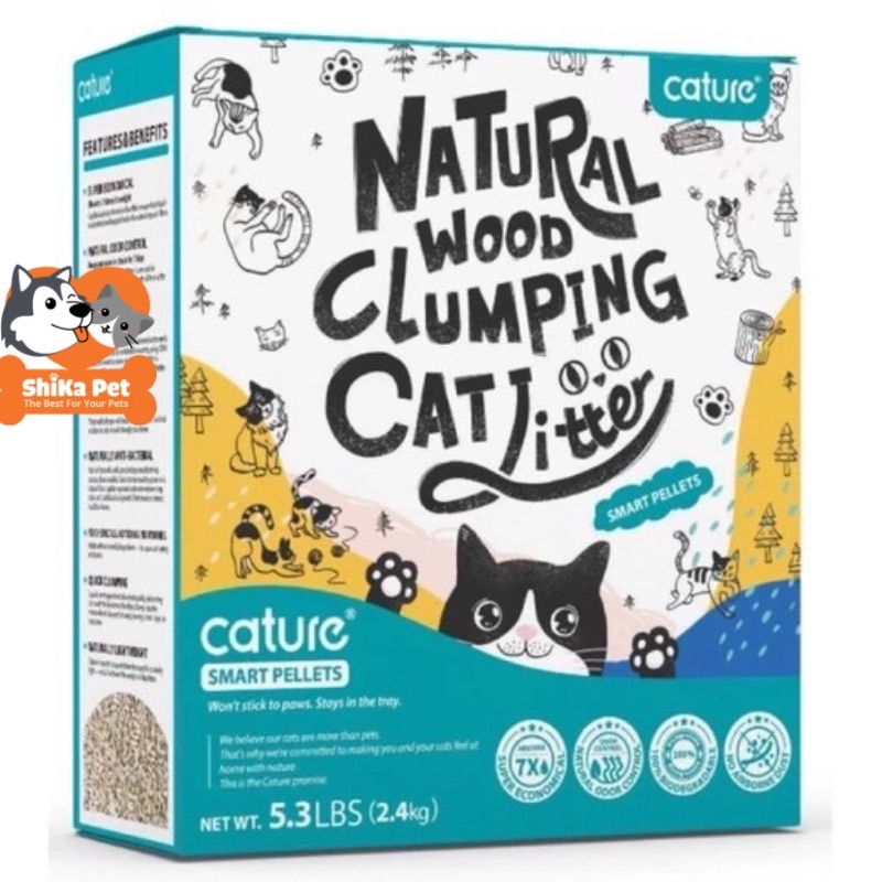 Cát Gỗ Cature Smart Pellet 6L(2.4kg)