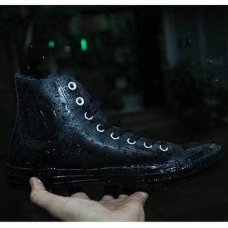 Giày Converse rubber cao cổ đen CCRD01