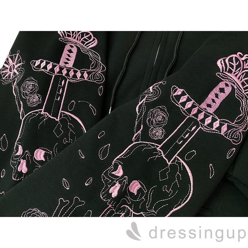 Áo Thun Nữ Tay Dài In Hình Đầu Lâu Cá Tính