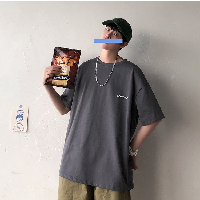 Áo Thun Nam Tay Ngắn In Chữ Thời Trang Hip Hop