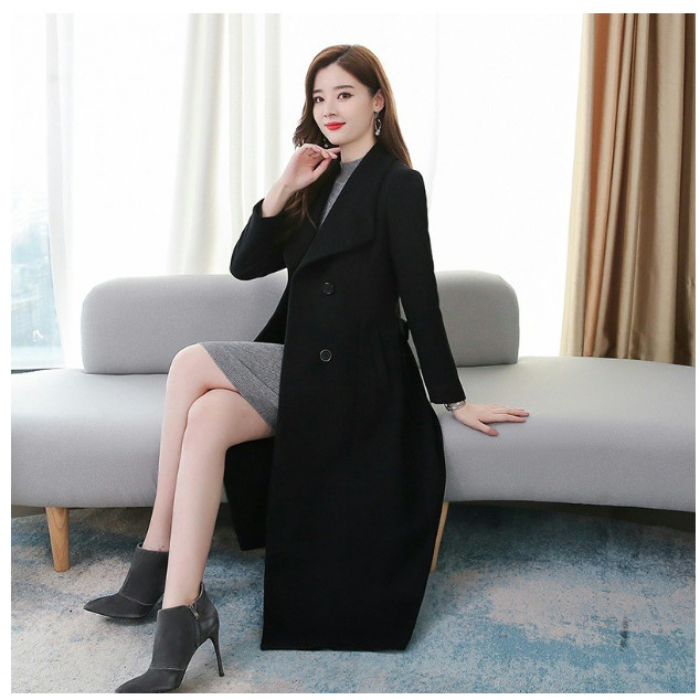 Áo Khoác Dạ Cashmere Dáng Dài Sang Chảnh AD39 - Hàng Quảng Châu Cao Cấp