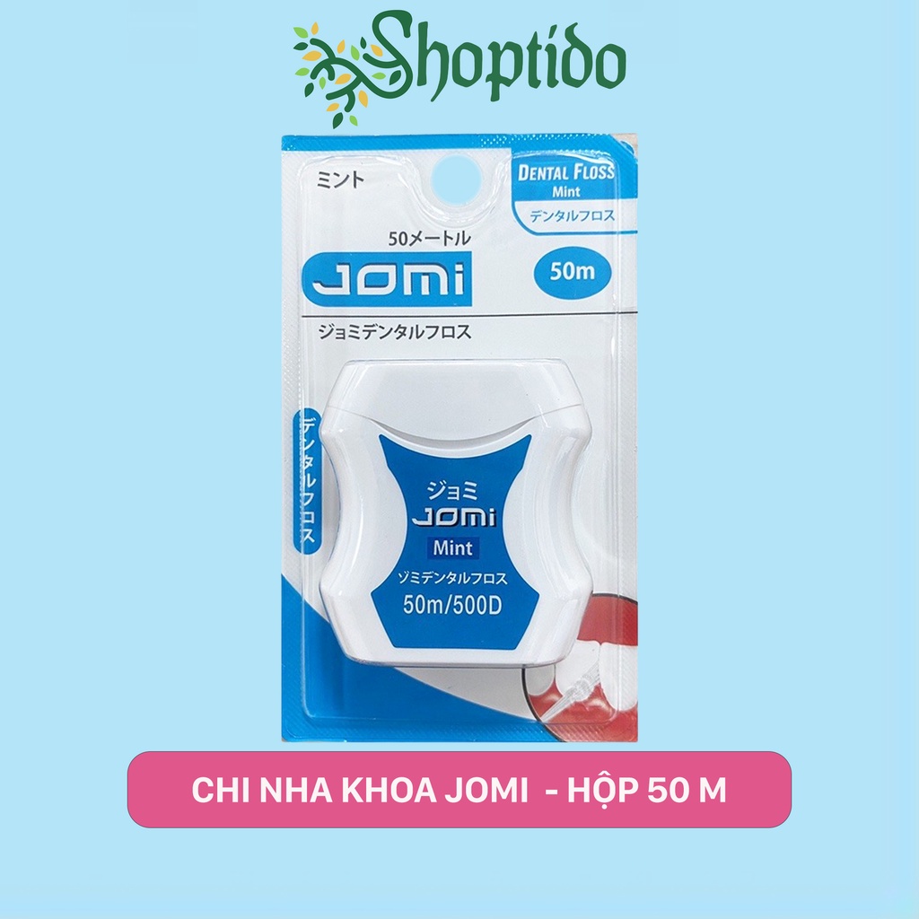 Chỉ nha khoa Jomi hương bạc hà dental floss mint NPP Shoptido