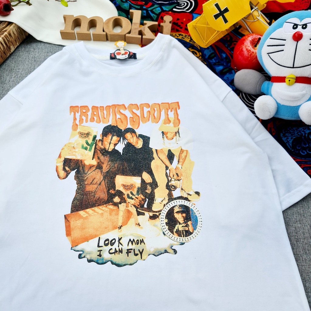 Áo phông áo thun nam nữ tay lỡ from rộng freesize chất cotton thoáng mát anh da đen với bạn mokishop