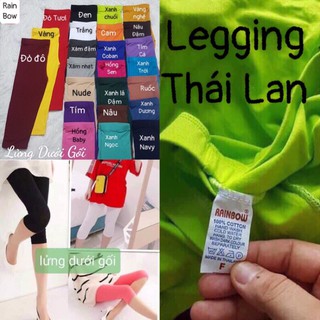 Legging Lửng dưới gối Rainbow Chuẩn Thái