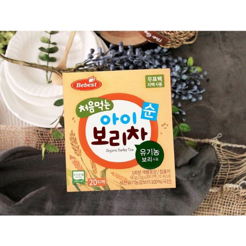 Trà lúa mạch organic bebest cho bé hàn quốc