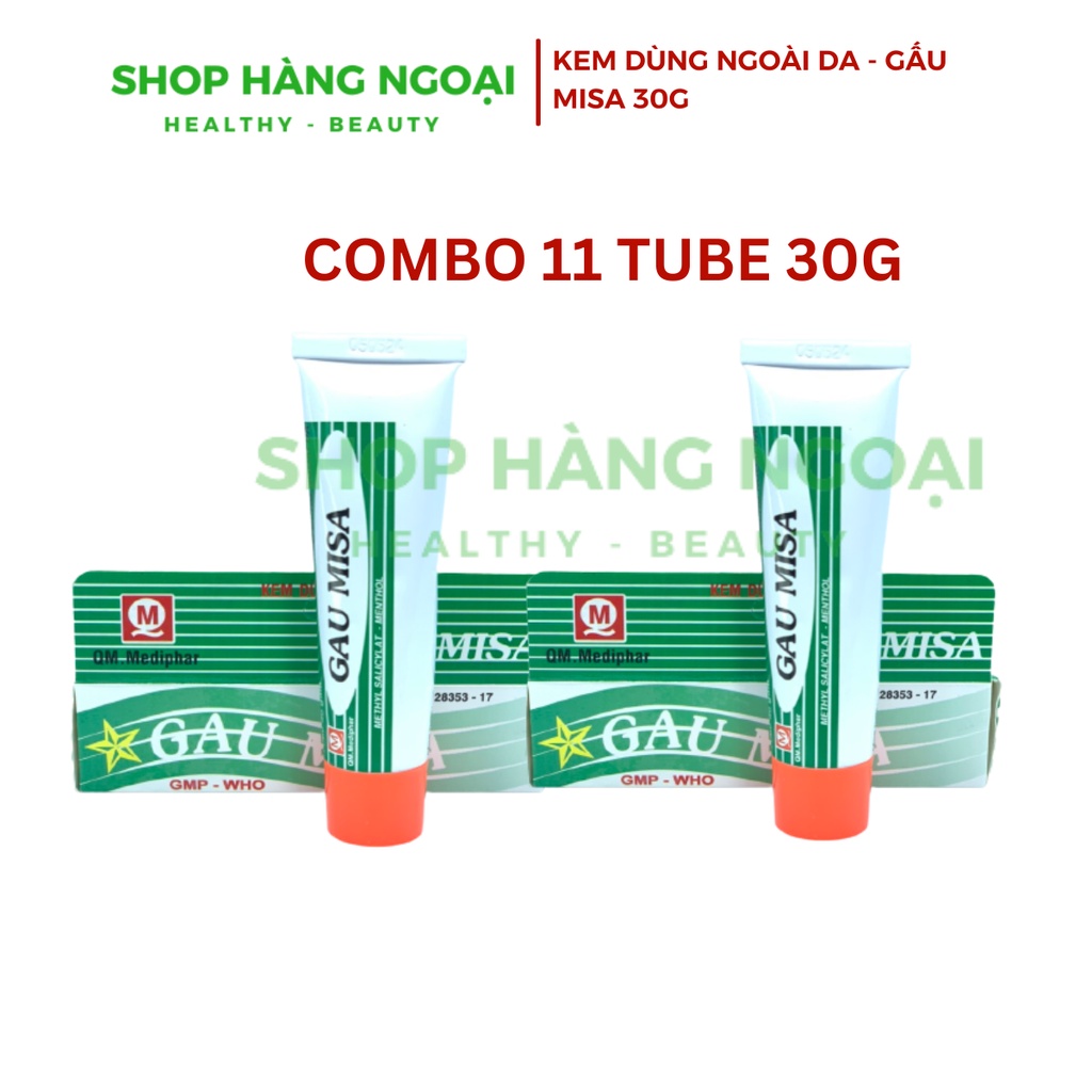 Kem xoa bóp Gấu Misa 30g - giá sỉ ( combo 11 tube)