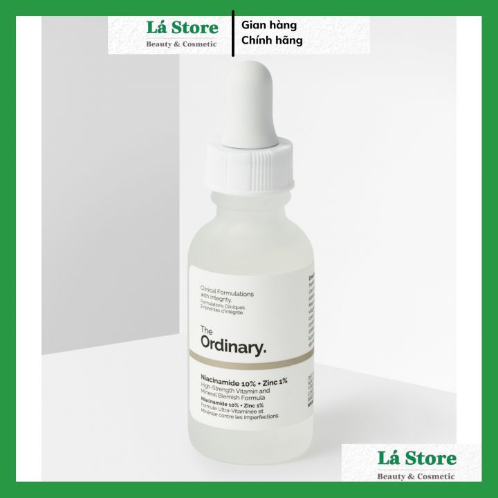 Tinh Chất The Ordinary Niacinamide 10%+Zinc 1% - Tinh Chất Giảm Mụn Sáng Da