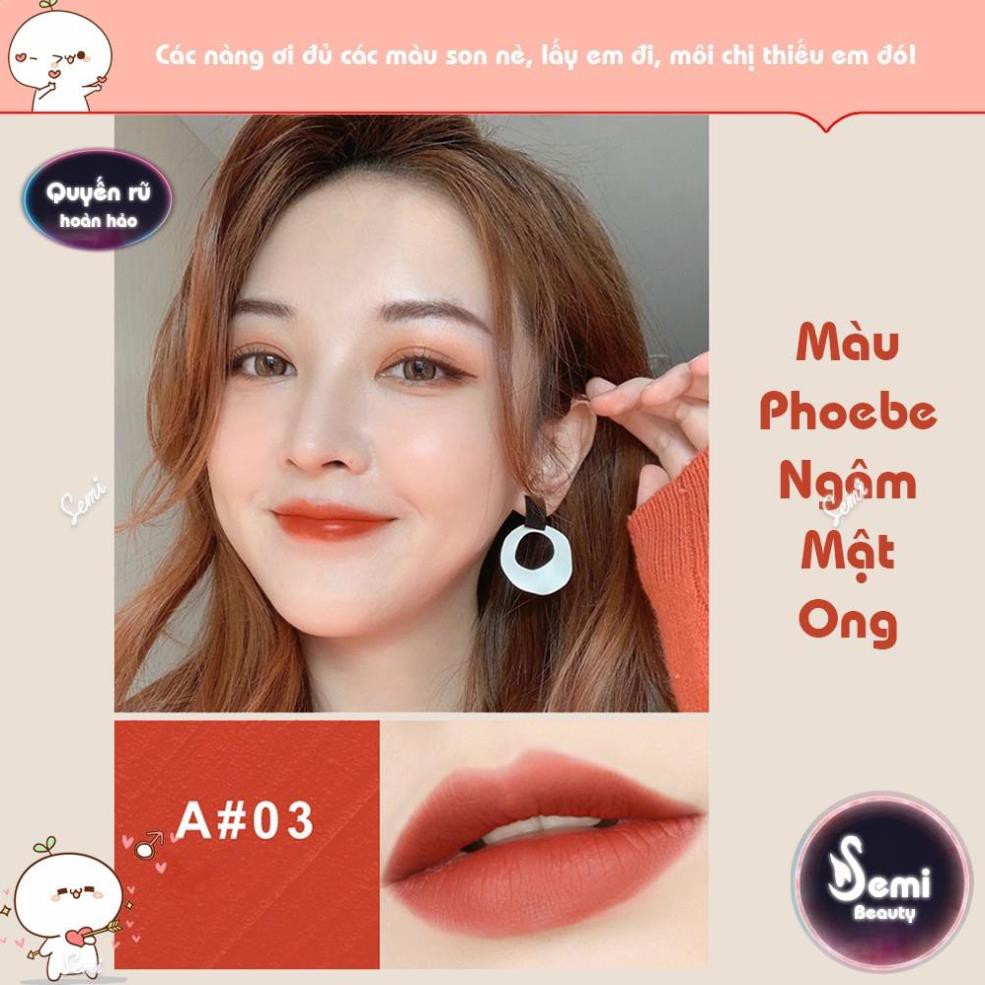 Set 3 cây son kem lì MAFFICK Fluffy Lip Glaze | BigBuy360 - bigbuy360.vn