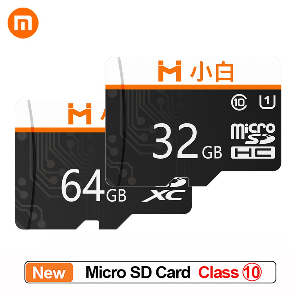 Thẻ Nhớ Micro SD TF Xiaomi Xiaobai 32G 95MB/S 64G Tối Đa 100MB/S Dành Cho Laptop/ Điện Thoại/ Camera/ Máy Ghi Âm