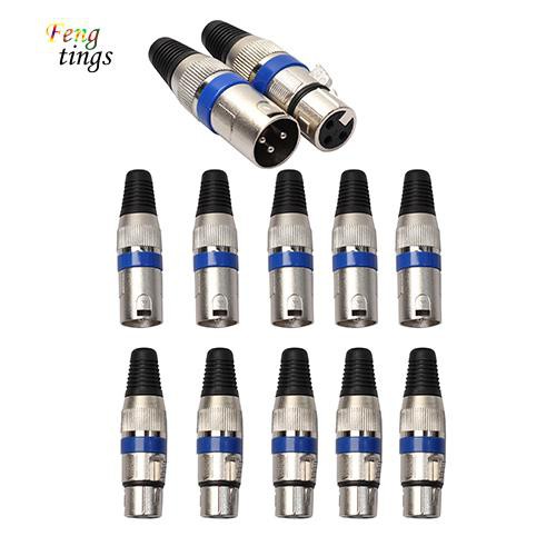 Bộ đầu nối XLR 3 chân cho mic nói
