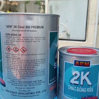 SƠN BÓNG 2K CLEAR APM BỘ 1.25KG