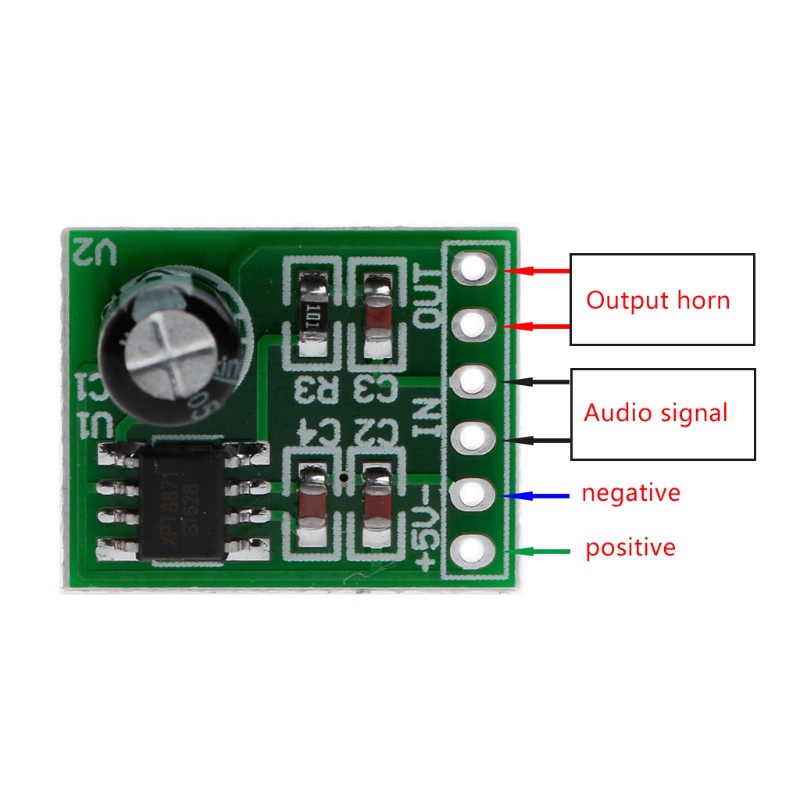 Bảng Mạch Khuếch Đại Âm Thanh Kỹ Thuật Số Hsv Xtp8871 Dc 5v 5w