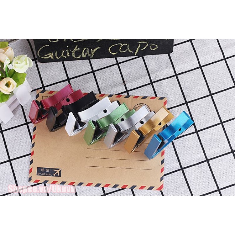 Capo guitar kim loại nhiều màu sắc CP02